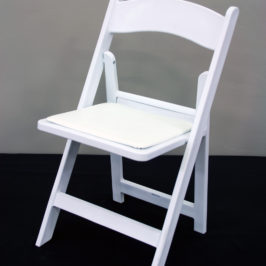 White Wood Resin Chair